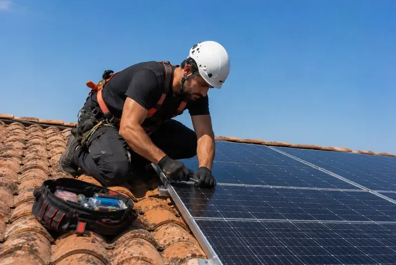 Maintenance et monitoring de panneaux solaires à Forges