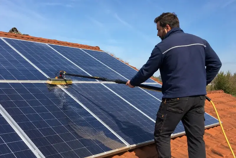 Nettoyage et entretien de panneaux solaires à Forges